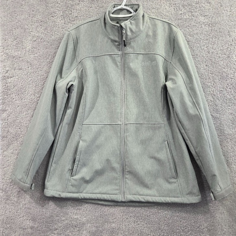 Magellan Outdoors Women's XXL‎ Hickory Canyon Softshell Jacket Gray Classic Fit